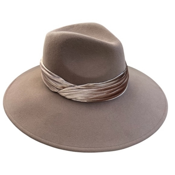 Eugenia Kim Accessories - Eugenia Kim Taupe Emmanuelle Fedora